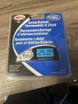 Bell 37035-1 In/out Thermometer/clock Lighted New Old Stock Unopened. Fixed Price $13.86.