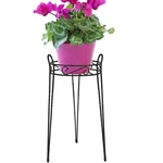 Cobraco Canterbury 21-INCH Black Scroll Top Plant Stand SCBPS1021-B. Fixed Price $58.23.