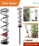 Rain Gauge Outdoor Glass Tube Metal Stand Dual Scale Yard Garden Accurate. Fixed Price $30.97.