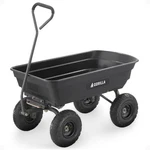 Gorilla Carts Poly Garden Dump Camping Beach Wagon, 600 Pound Capacity. Fixed Price $129.99.