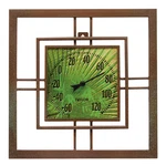 Taylor Indoor/outdoor 14" Decorative Thermometer And Rain Sprinkler Gauge. Fixed Price $38.25.
