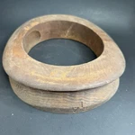 Antique Unmarked Wood Block Millinery Hatters Brim Mold Form 936 7 1/8 2 3/8. Fixed Price $69.99.