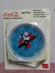 1994 Taylor Coca Cola Polar Bear Dial Thermometer 5.25" X 5.5" New Old Stock. Fixed Price $21.87.