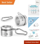 Flag Pole Rings, Aluminum Alloy Clips Swivels 360 Rotating Anti Wr.... Fixed Price $14.99.