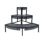 Aboxoo 3 Tier Plant Stand Flower Pot Rack, Metal Stair-step Style Corner Shel.... Fixed Price $74.66.