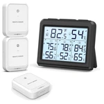 Oria Indoor Outdoor Thermometer Wireless With 3 Sensors Weather Station Temperat. Fixed Price $46.19.