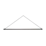 Evergreen Flag Black Metal Dowel Garden Hanger 01212A. Fixed Price $8.99.