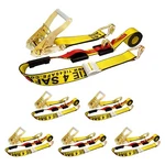 6 Pack 2" X 10' Over Tire Car Hauler Truck Trailer Auto Ratchet Tie Down Strap. Fixed Price $149.26.