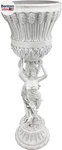 Filles Joyeuses Dancing Maidens Pedestal Column Plant Stand With Urn, 36 Inc. Fixed Price $510.94.