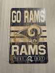 Los Angeles Rams Nfl 17" X 11" Wood Decorative Indoor Sign Wincraft Brand New. Fixed Price $24.99.