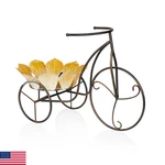 Alpine Corporation ALL376 Sunflower Tricycle Stand Decor, Colorful Planter. Fixed Price $98.21.