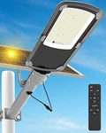 Solar Street Outdoor, 15-HOUR Runtime IP65 Waterproof Led Flood Lights.... Fixed Price $121.34.