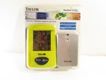 Taylor Weather Station W/ Clock Wireless 100FT, Yellow, 1511AST1. Fixed Price $15.99.