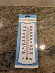 Acurite 072397003223INDOOR And Outdoor THERMOMETER,6.5". Fixed Price $11.25.