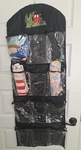 Garden Flag Storage Organizer Double Sided Hangs W/pockets. Fixed Price $30.00.