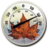 Pe Bios Weather 12-INCH Indoor/outdoor Dial Thermometer (maple Leaf). Fixed Price $24.99.