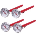 Kt Instant Read 1-INCH Dial THERMOMETER(4-PACK),BEST For 4-PACK, White. Fixed Price $23.82.