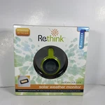 Rethink Indoor / Outdoor Solar Weather Monitor #155001 Temp And Humidity. Fixed Price $10.00.