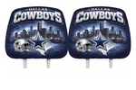 Dallas Cowboys Car Auto Headrest Covers Set 2 Gift Fan Decor Tailgate. Fixed Price $19.95.