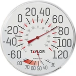 Metal Wall Indoor Outdoor Thermometer And Hygrometer, Easy To Read Numbers For P. Fixed Price $43.23.