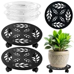 Planterhoma 2 Packs 14 Inch Rolling Stand With Wheels Metal Caddy. Fixed Price $54.62.