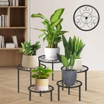 5 Pack Metal Plant Stand Set Indoor Outdoor Tiered Pot Holders Heavy Duty. Fixed Price $29.95.