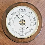 Bey-berk Brass And Cherry Wood Indoor Barometer/thermometer WS070 Made France. Fixed Price $49.00.
