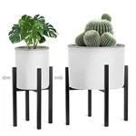 Sorbus Adjustable Stand, Mid Century Style Flower Pot Holder For. Fixed Price $48.99.
