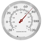 Bjerg Stainless Steel Outdoor Thermometer, 12 Inch, Round (silver). Fixed Price $47.66.