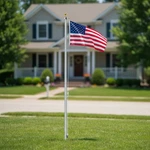 20FT Heavy-duty Aluminum Flag Pole Kit With Free American Included. Fixed Price $142.38.