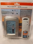 New Acurite Weather Forecaster With How-to-dress Character Wireless Sensor. Fixed Price $29.92.