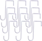 Higift 12 Pack Vinyl Fence Hooks, X 6 Inch Patio Hangers Powder Coated Steel. Fixed Price $23.78.