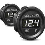 Pieces Dc 12V Car Voltage Gauge Led Display Waterproof Voltmeter Digital Ro.... Fixed Price $21.41.