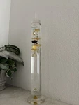 Galileo Glass Thermometer With Floating Spheres. Fixed Price $12.00.