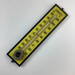 Vtg Springfield Thermometer Made Usa Indoor Plastic 9" 1970S. Fixed Price $11.24.