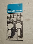 John Deere 33 Vegetable Planter For 1966 Sales Brochure Foldout. Fixed Price $42.95.