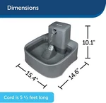 Petsafe PWW00-16468 Drinkwell 2 Gallon Large Fountain- Dishwasher. Fixed Price $75.99.