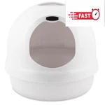 Petmate Booda Dome Enclosed Cat Litter Box, Covered, White. Fixed Price $41.99.