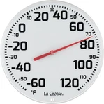 La Crosse 104-1522 8" Round Analog Dial Thermometer, White. Fixed Price $18.21.