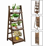 4-TIER Folding Plant Stand Flower Display Rack Ladder Book Shelf Indoor/outdoor. Fixed Price $45.99.
