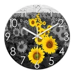 Sunflower Wall 12 Inch Silent Kitchen Clocks Battery Operated Deco.... Fixed Price $38.40.