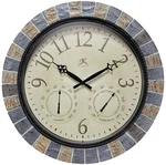Infinity Instruments Inca Ii 18 Inch Outdoor Clock Thermometer Combo Patio Wa.... Fixed Price $137.69.
