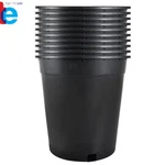10 Pack 5 Gallon Pure Black Plant Flower Nursery Thermoformed Pot Premium Us. Fixed Price $27.82.