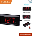 Car Digital Voltmeter Led Display 8V-16V Waterproof Voltage Gauge For Auto. Fixed Price $20.98.