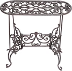 Heavy Duty Cast Iron Potted Plant Stand Garden Table - 22.6IN. 1 Tier Metal. Fixed Price $181.99.
