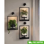 Metal Wall Hanging Planters Indoor Shelves Modern Decorative Space Saver. Fixed Price $44.62.