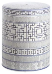 Safavieh Home Parri Blue And White Ceramic 18-INCH Indoor/outdoor Garden Stool. Fixed Price $184.40.