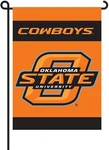 Bsi Oklahoma State Cowboys 2-SIDED Garden Flag W/ Plastic Pole Osu Football. Fixed Price $55.92.