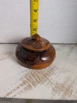 Vintage Hand-carved Wooden Trinket Box. Fixed Price $8.40.