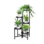 Idavosic.ly 5 Tier Metal Plant Stand For Indoor Outdoor, Foldable Corner Tall.... Fixed Price $60.89.